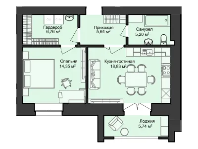Квартира №95