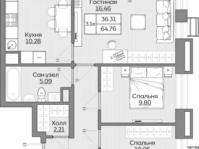 Квартира №2